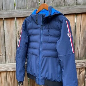 Rossignol Men's Blue Hooded Ski Jacket